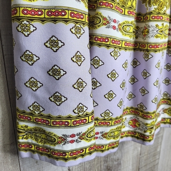 Anthropologie Echarp Skirt. Size 2. Light Purple, Pink, White & Yellow. - Picture 5 of 12